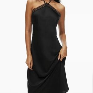 Aritzia silk long dress